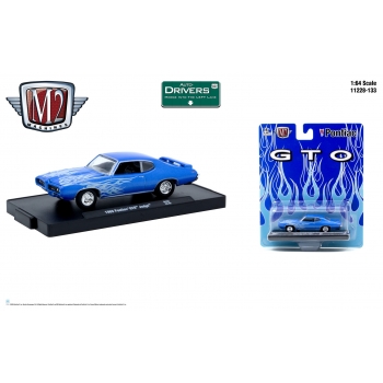 M2 Machines 1:64 Pontiac GTO Judge 1969 blue